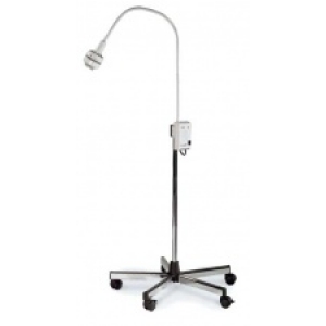 Lampa diagnostyczna HL 5000 ze statywem na 5 kółkach - biała